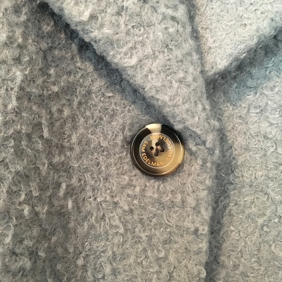 Sam EdelmanWomen's Brushed Coat - Aspen Blue - Picture 3 of 9